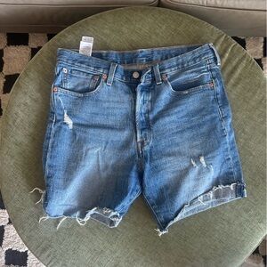 Levi's Classic Blue Denim shorts